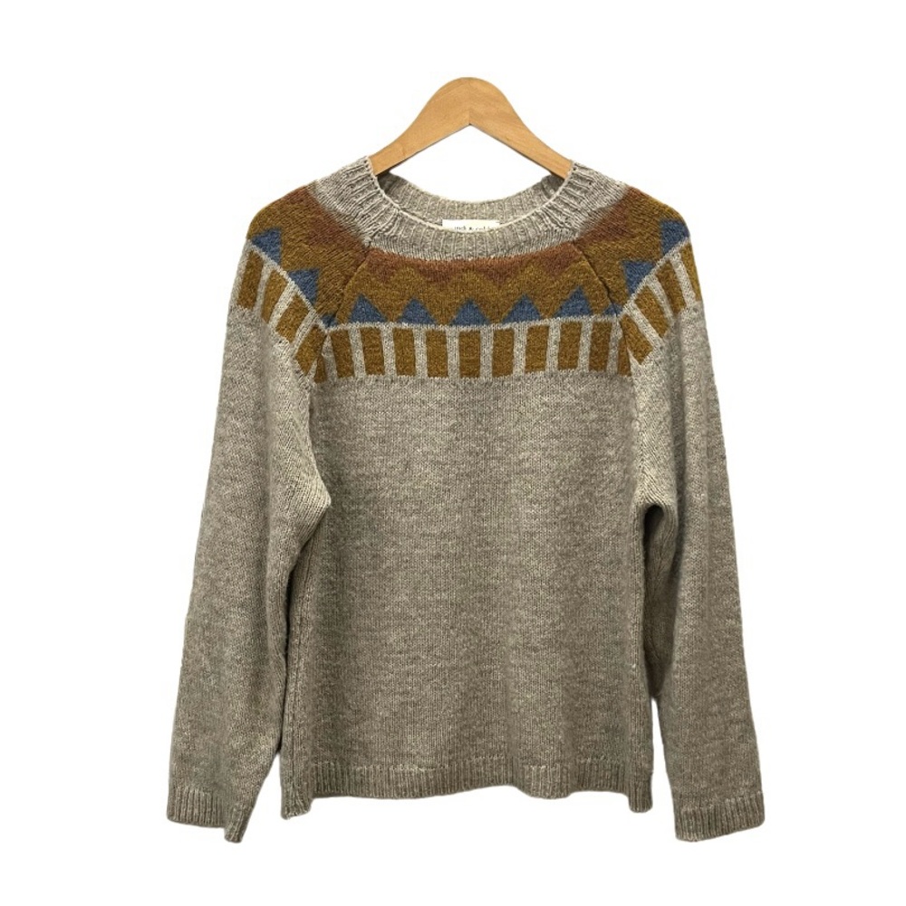 Indi & Cold Geometric Pattern Sweater - Picture 4 of 13